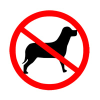 ペットの入場はご遠慮ください